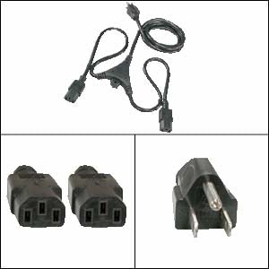 PC Y Power Cord 5-15P to C-13 SJT 18/3 PC Y Power Cord 5-15P to C-13 SJT 18/3